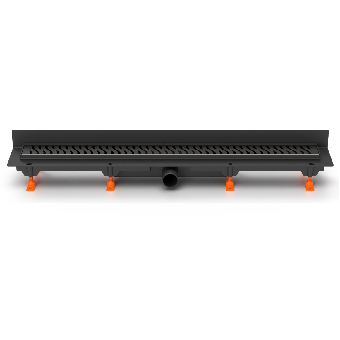 Душевой лоток Creto Zigzag 95 CRE-950 ZB-P, цвет черный - фото 1