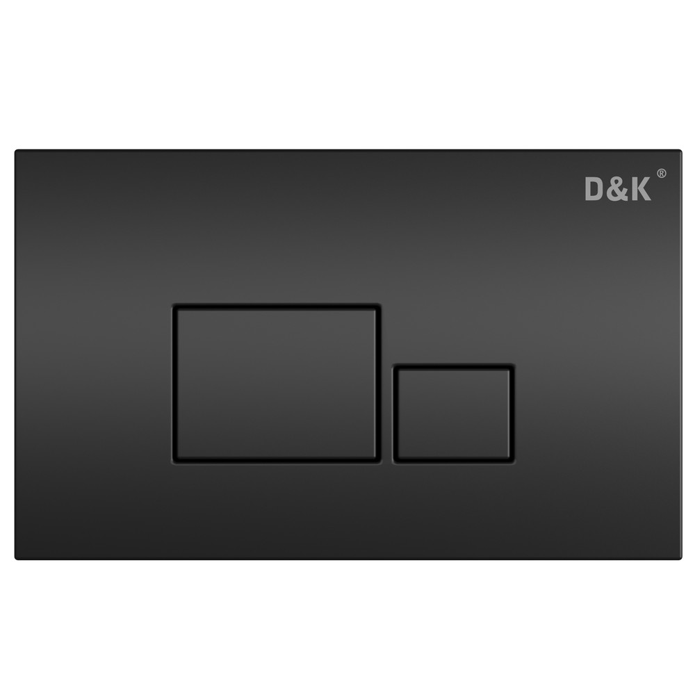 Кнопка для инсталляции D&K Quadro DB1519025, цвет черный - фото 1