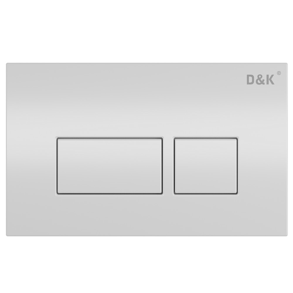 Кнопка для инсталляции D&K Berlin DB1439016, цвет белый - фото 1