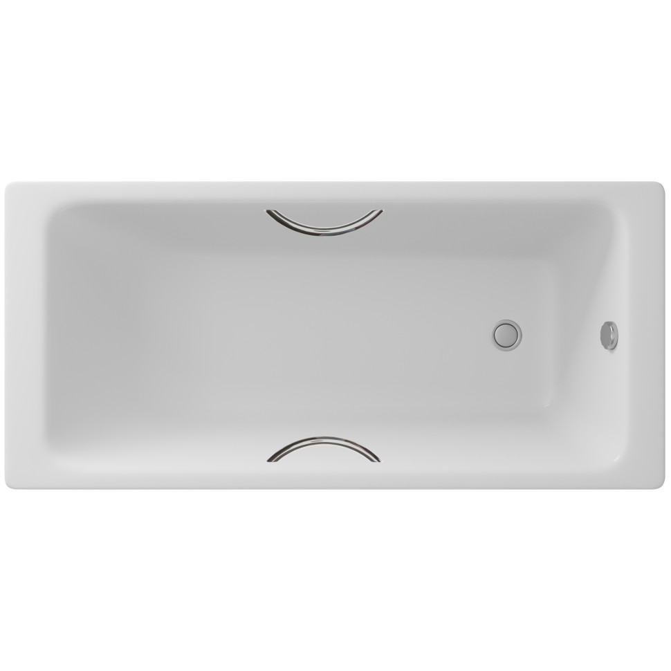Чугунная ванна Delice Parallel 180х80 DLR220506-AS ванна из литьевого мрамора и стиль риспекта 180х80