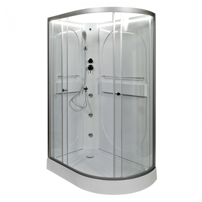 

Душевая кабина Deto L602LNLED+GM, Прозрачный