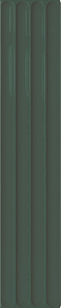 Настенная плитка DNA Tiles Plinto In Green Gloss 10,7x54,2 настенная плитка dna tiles plinto out green gloss 10 7x54 2