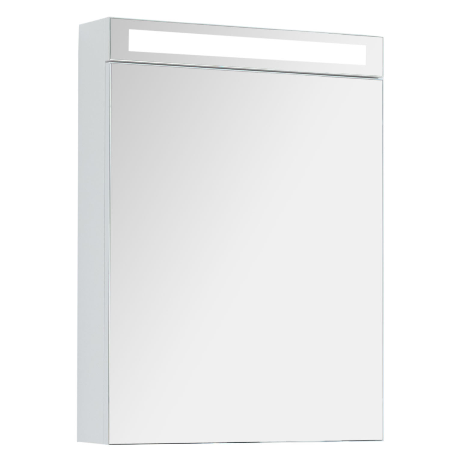 Зеркальный шкаф для ванной Dreja Max 60 белый глянец стол журнальный мебелик sht ct12 1 глянец белый белый муар