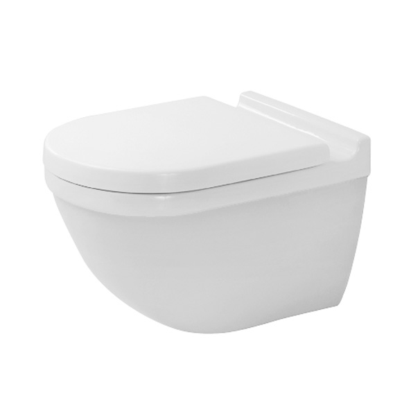 Подвесной унитаз Duravit Starck 3 Rimless 45270900A1 с сиденьем