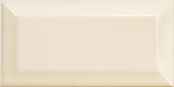 Настенная плитка Equipe Metro bissel 7,5x15 Cream