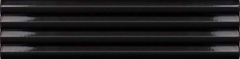 

Настенная плитка Equipe Costa Nova Black Praia Glossy 5x20, Черный