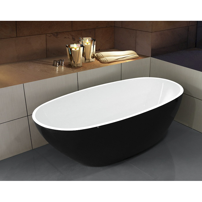 Акриловая ванна Esbano Sophia black, цвет белый ESVASOPHB - фото 1