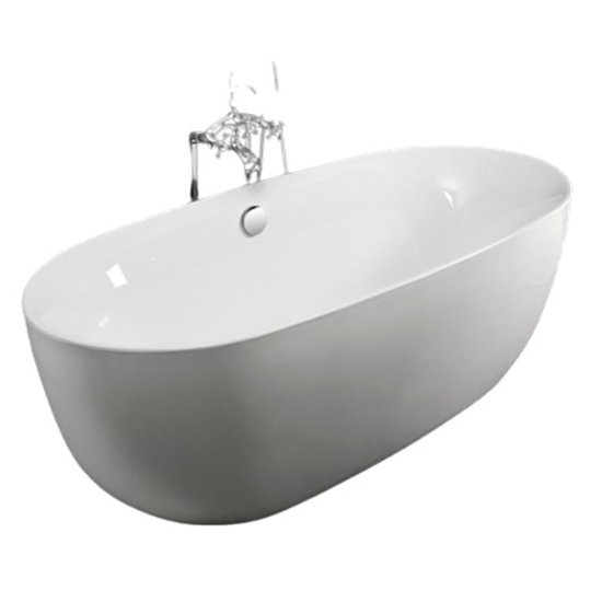 Акриловая ванна Esbano Rome, цвет белый - фото 1