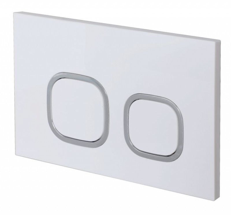 Кнопка для инсталляции Esbano ESINLPS10GW белый/хром кнопка для инсталляции alcaplast m1730 белый
