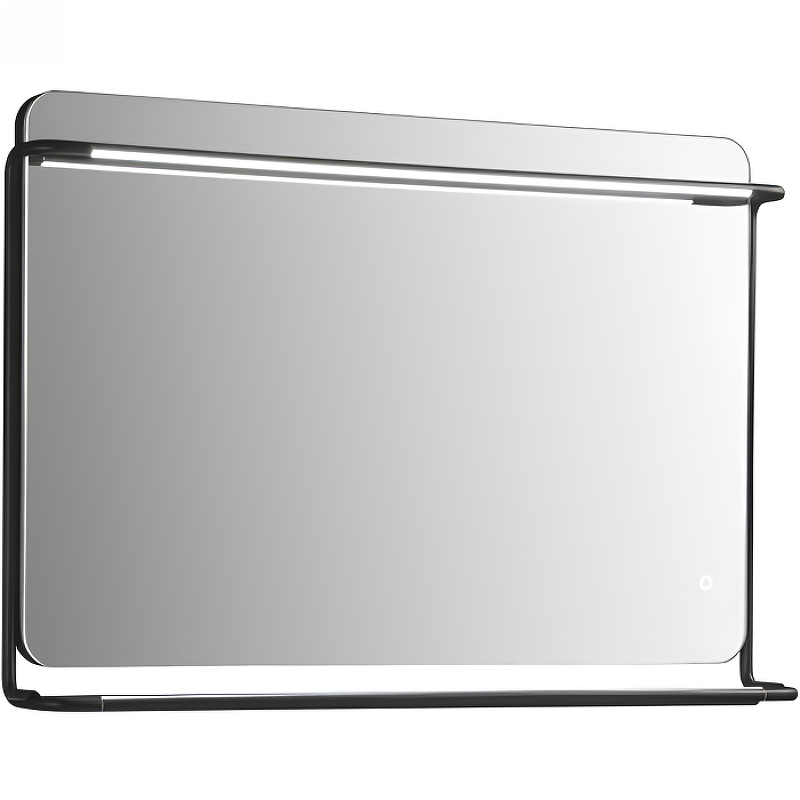 Зеркало для ванной Esbano 100 ESMI3727K2D, цвет черный - фото 1