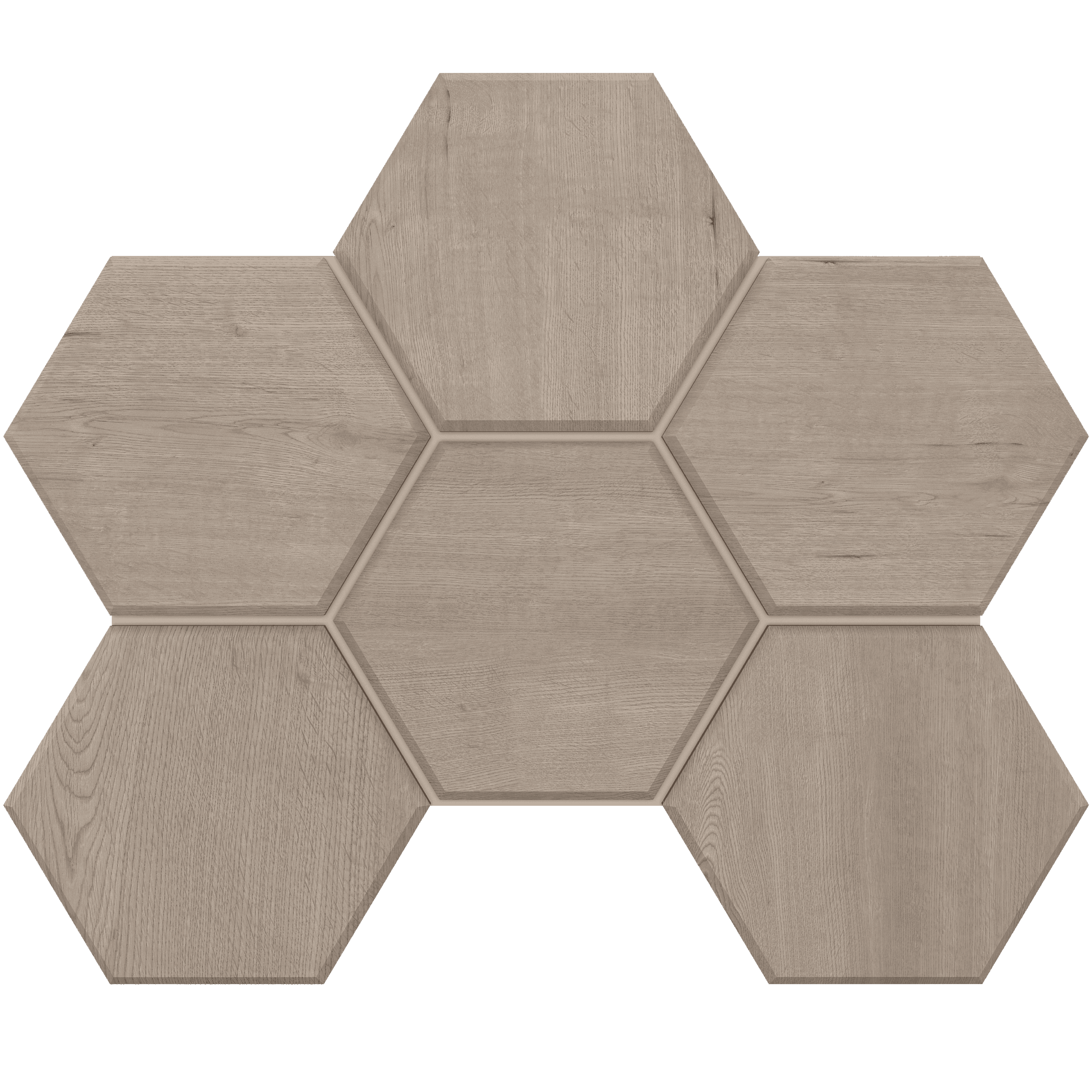 Мозаика Estima Classic Wood Rusty Beige CW01 Hexagon Непол. 25x28,5