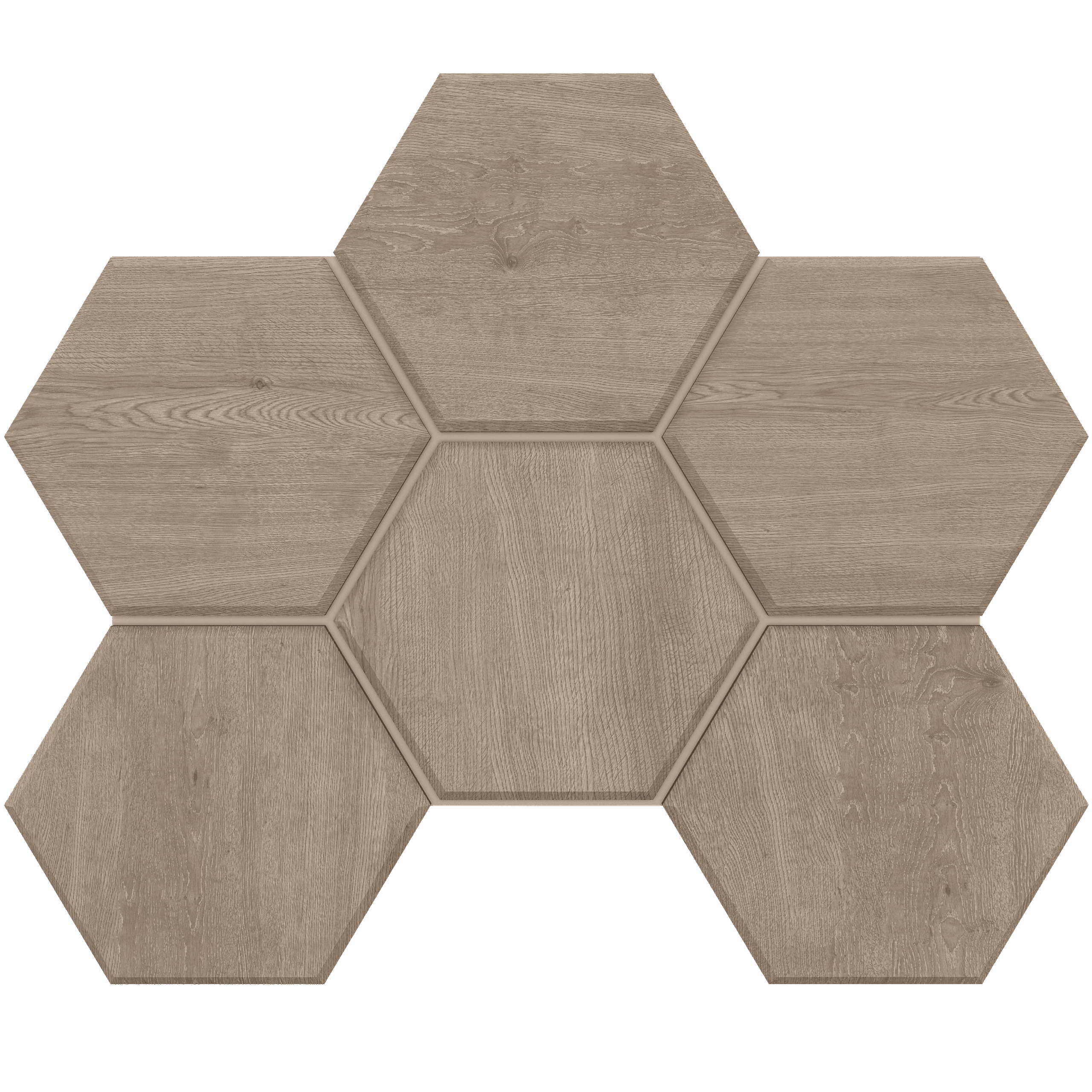 Мозаика Estima Classic Wood Dark Grey CW02 Hexagon Непол. 25x28,5 комплект estima classic wood ступень light grey cw01 33x120 непол без насечек подступенок 14 5x120