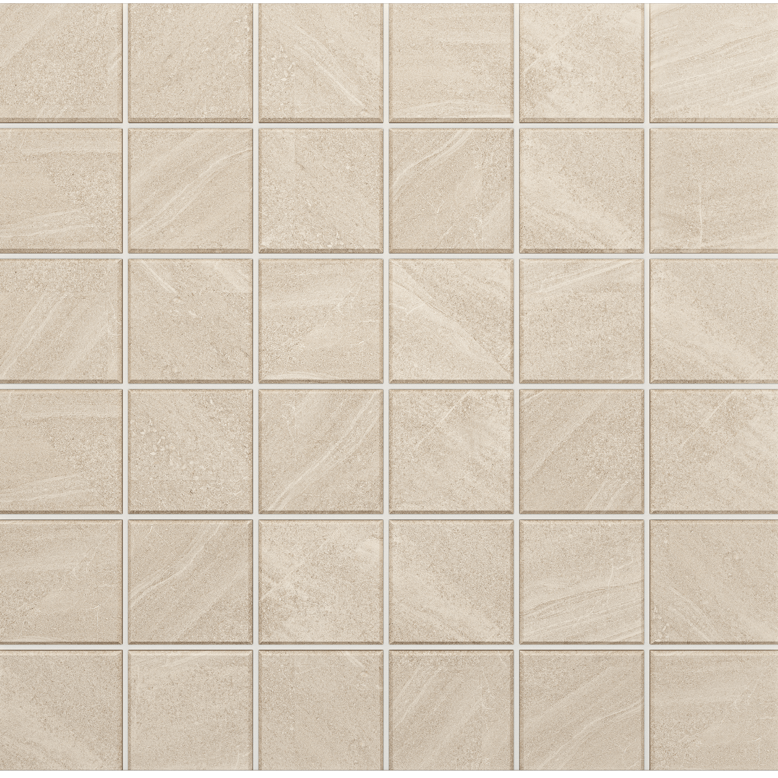 Мозаика Estima Gabbro Мозаика White GB01 (5х5) Непол. 30x30, цвет белый Mosaic/GB01_NS/30x30/5x5 - фото 1