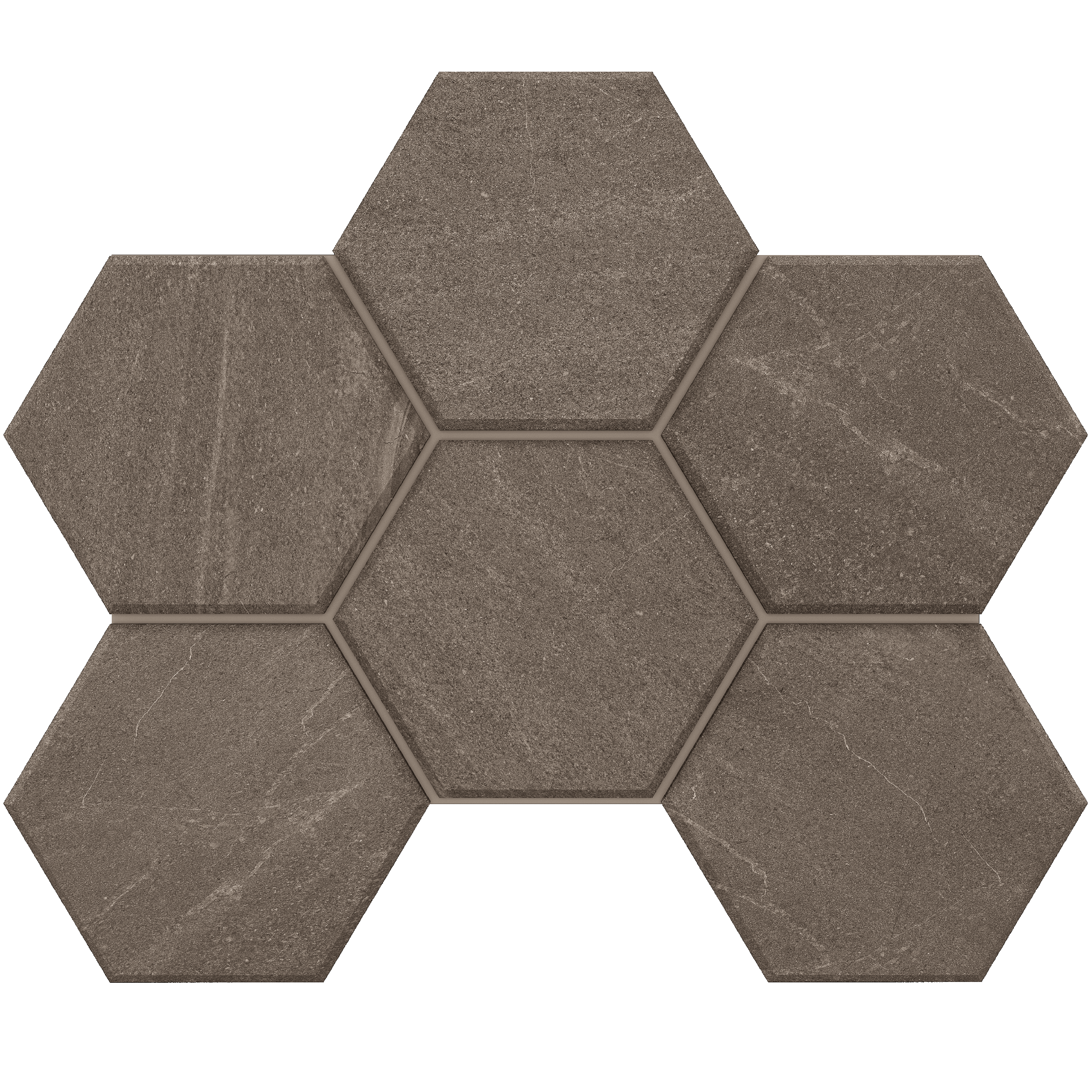 Мозаика Estima Gabbro Anthracite GB03 Hexagon Непол. 25x28,5