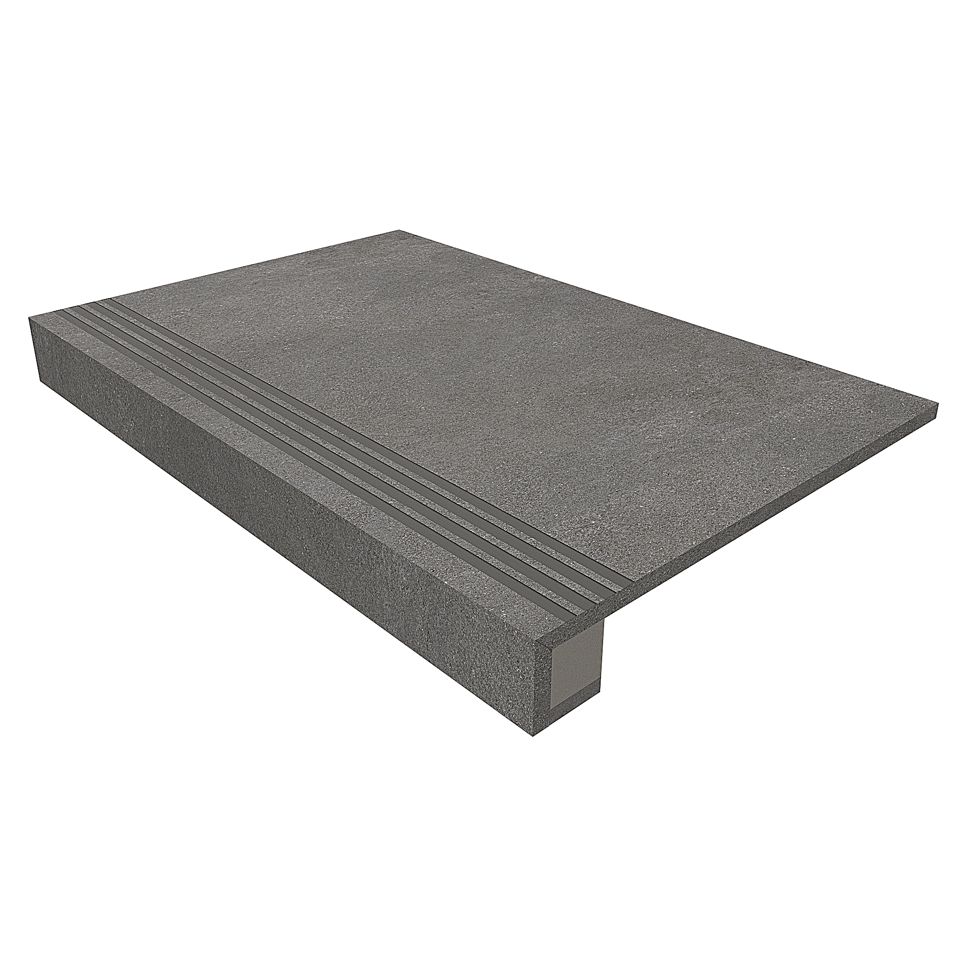 Комплект Estima Luna Ступень Anthracite LN03 33x120 непол. + Подступенок 14,5x120 комплект estima gabbro ступень anthracite gb03 33x120 непол подступенок 14 5x120