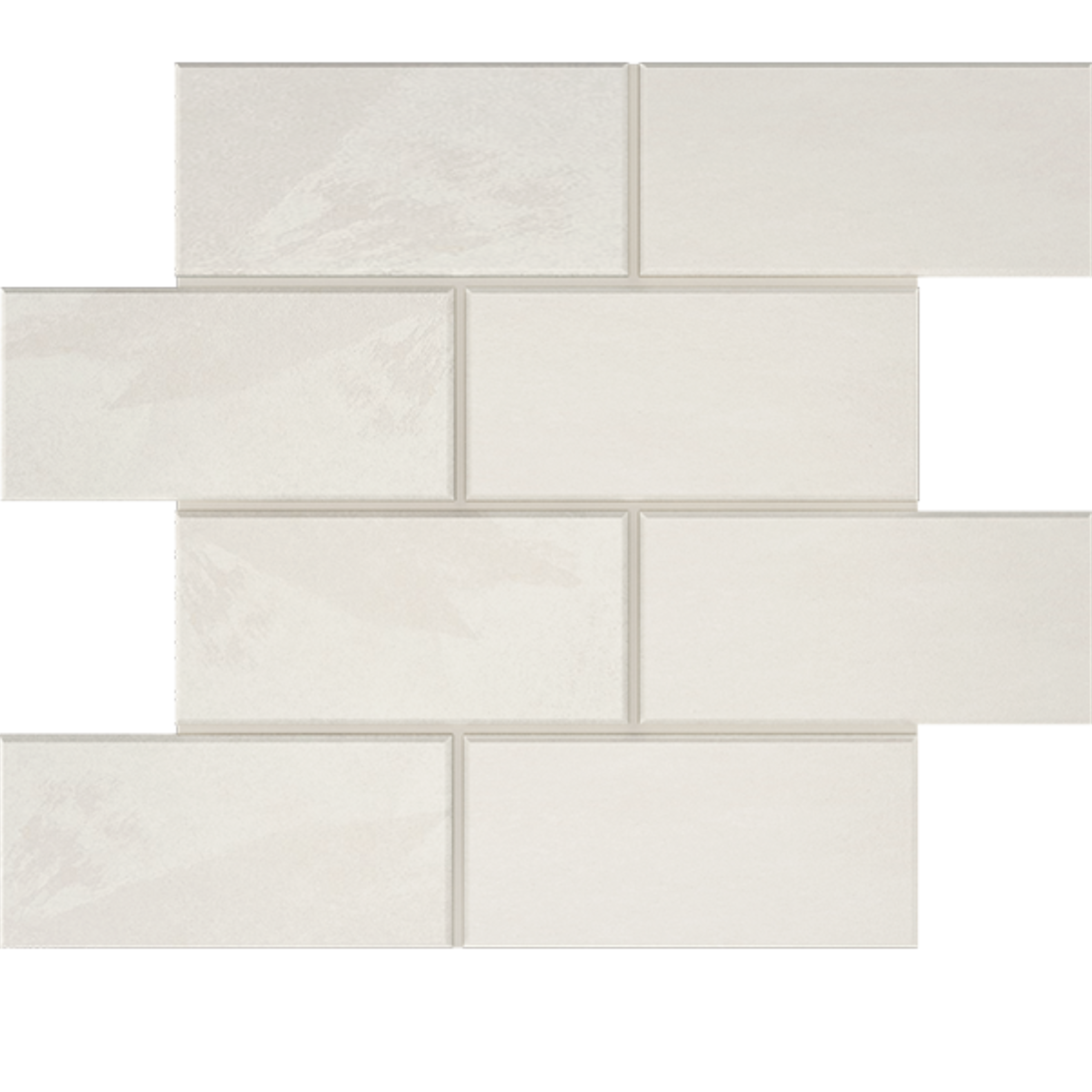 Мозаика Estima Luna White LN00/TE00 Bricks Big Непол. 28,6x35