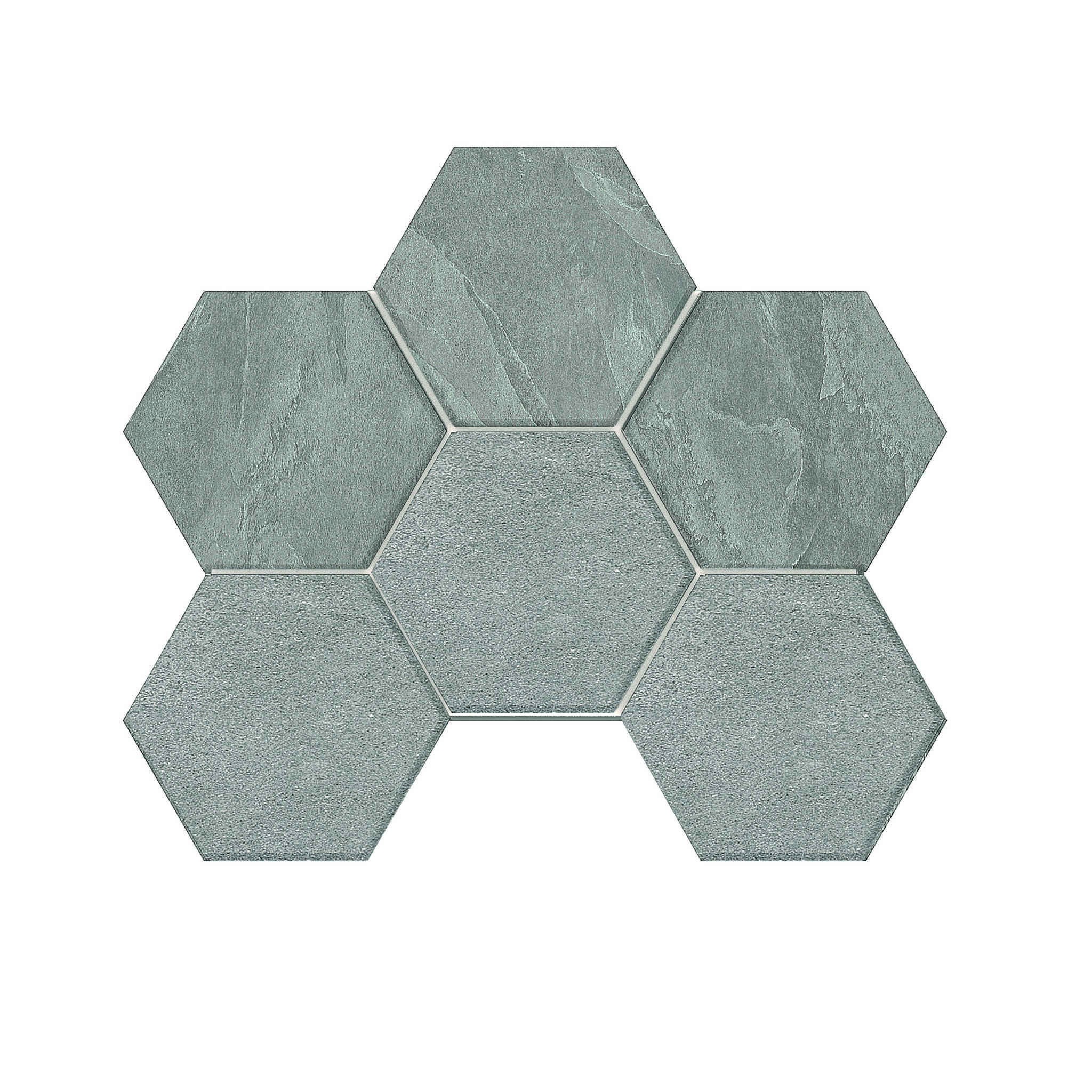 Мозаика Estima Luna Grey LN02/TE02 Hexagon Непол. 25x28,5 мозаика estima luna grey ln02 te02 hexagon непол 25x28 5