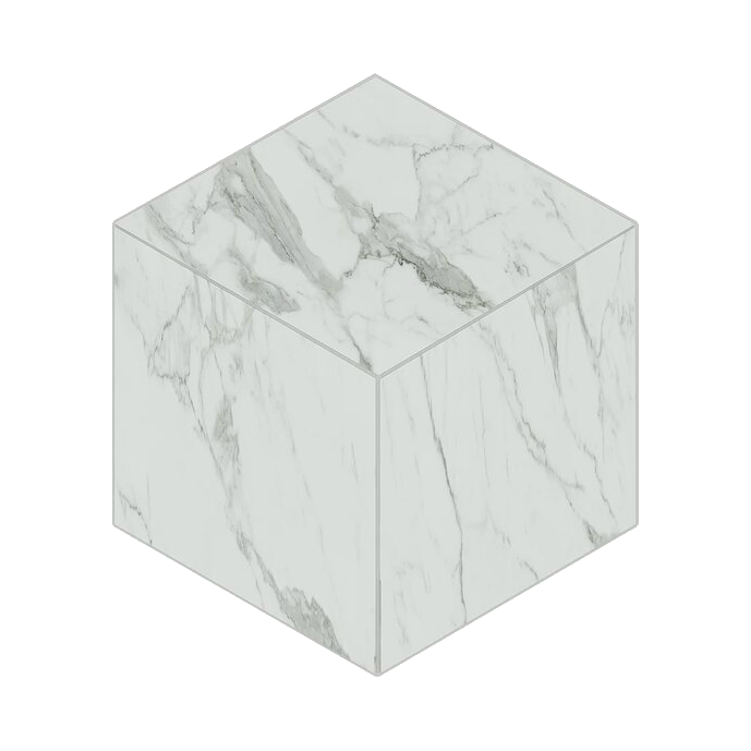 Мозаика Estima Montis White MN01 Cube Непол. 29x25