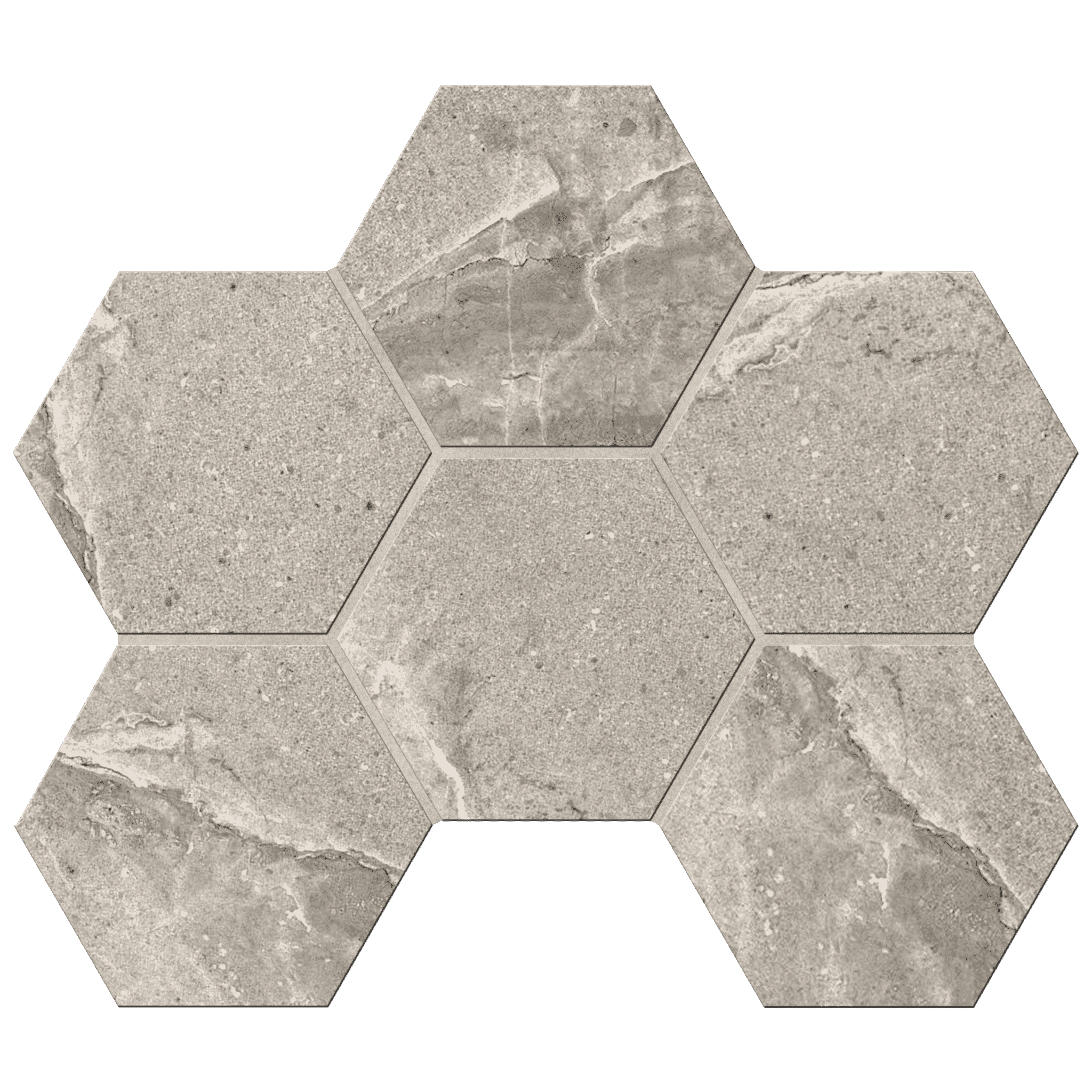 Мозаика Ametis Kailas Light Beige KA02 Hexagon Непол. 25x28,5