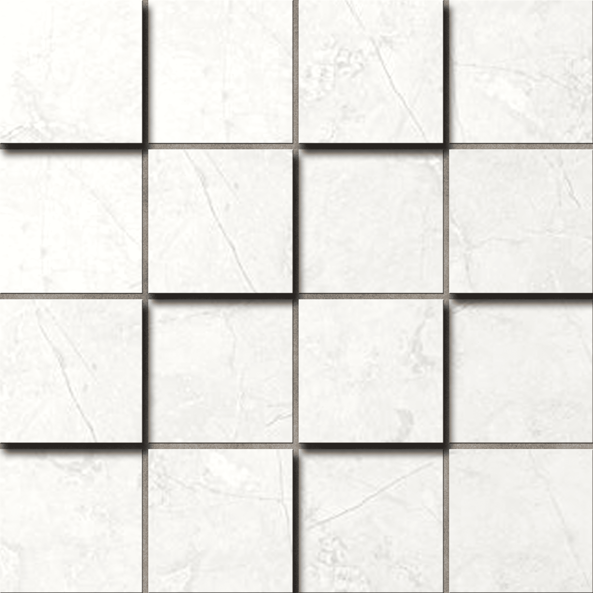 Мозаика Ametis Marmulla Ivory MA00 Chess-3D (7,5x7,5) Непол./полир. 30x30
