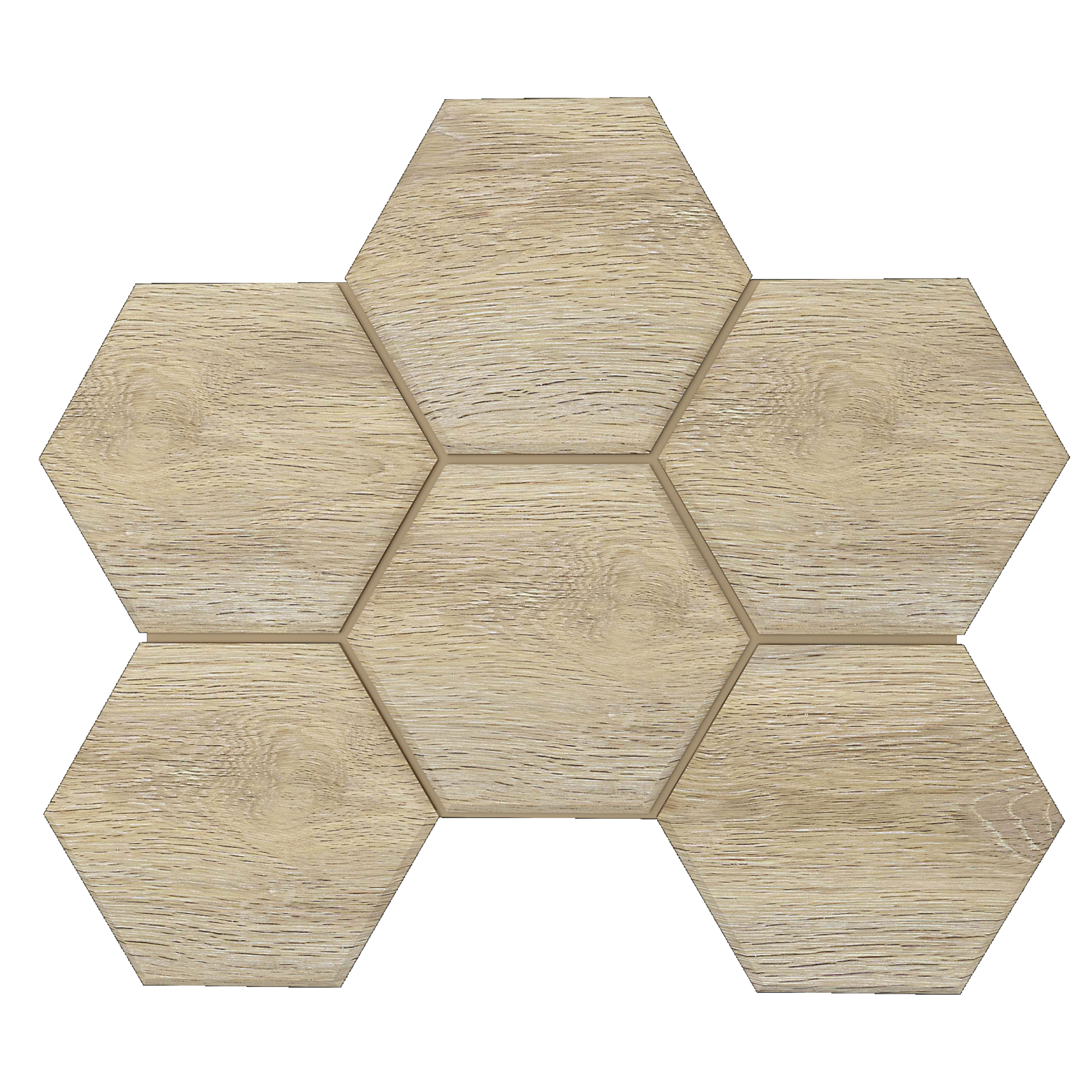 Мозаика Ametis Selection Oak SI01 Hexagon Непол. 25x28,5