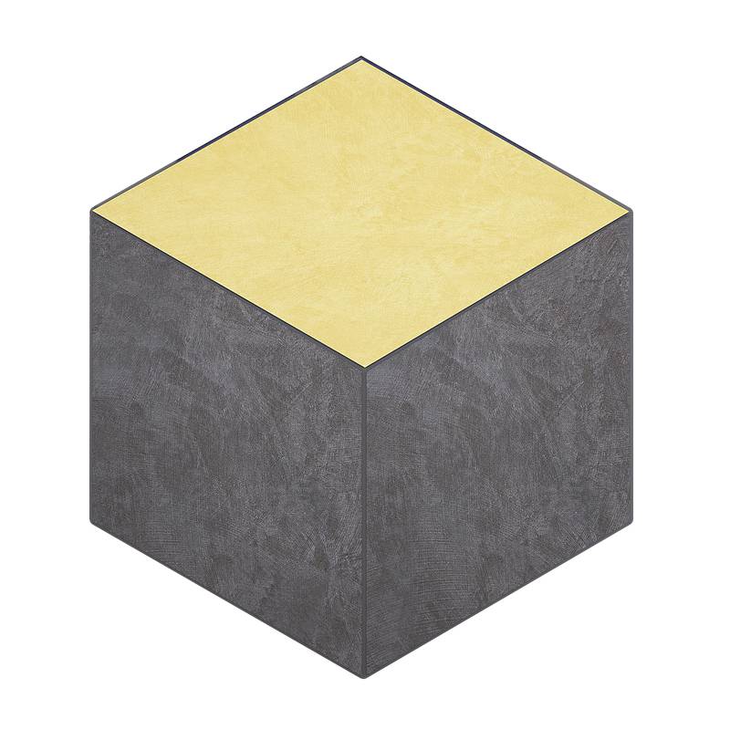 Мозаика Ametis Spectrum Graphite/Yellow SR06/SR04 Cube Непол. 29x25