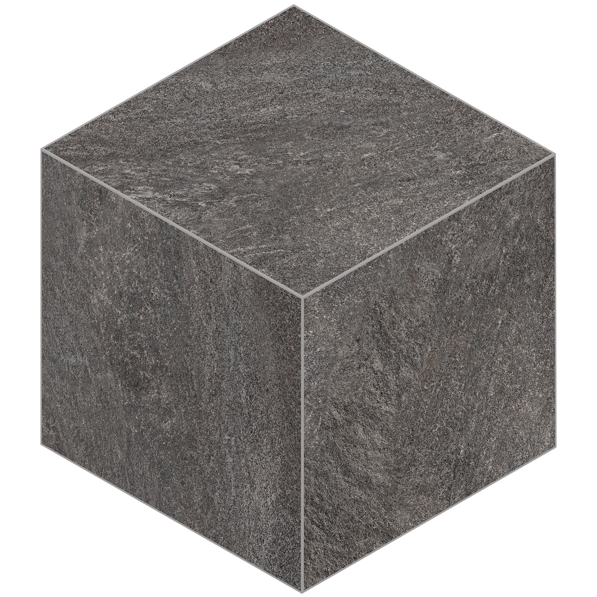 Мозаика Estima Tramontana Anthracite TN02 Cube Непол. 25x29