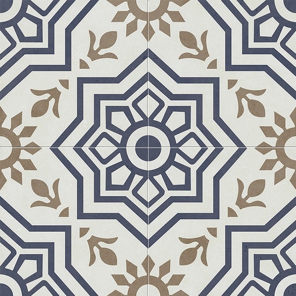 

Керамогранит Etili Seramik Bursa Blue Pre-cut 45x45, Голубой;бежевый