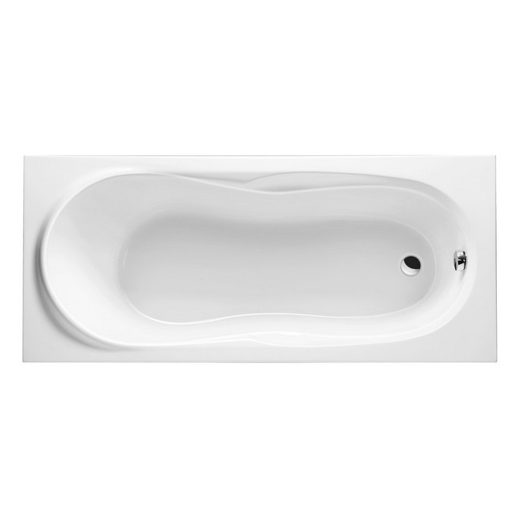 Акриловая ванна Excellent Sekwana 170х75 без гидромассажа, цвет белый WAEX.SEK17WH - фото 1
