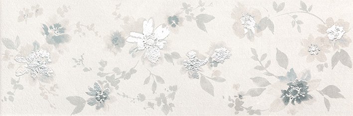 Настенная плитка FAP Ceramiche Deco&More fRGH Flower White 25x75 настенная плитка fap ceramiche milano mood flower cipria rt fqdd 50x120
