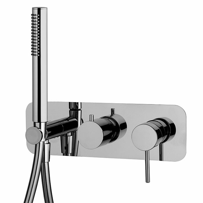 

Внешняя часть смесителя для душа Fima Carlo Frattini Spillo Up F3049NX2CR, Хром
