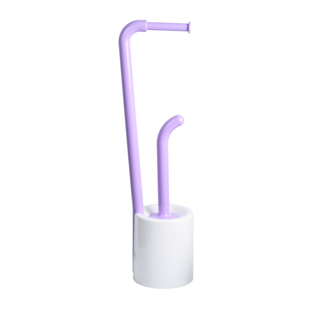 Комбинированная напольная стойка Fixsen Wendy FX-7032-49 фиолетовая стойка с ершиком и держателем для бумаги bemeta beta 132836012