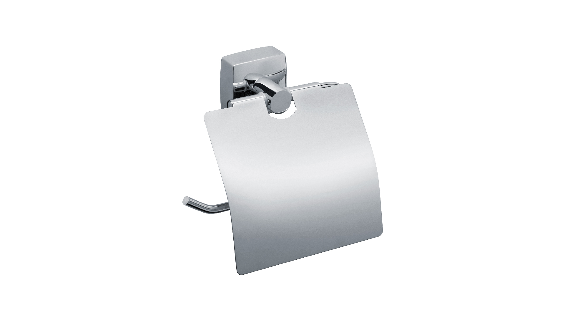 Держатель для туалетной бумаги Fixsen Kvadro FX-61310 с крышкой