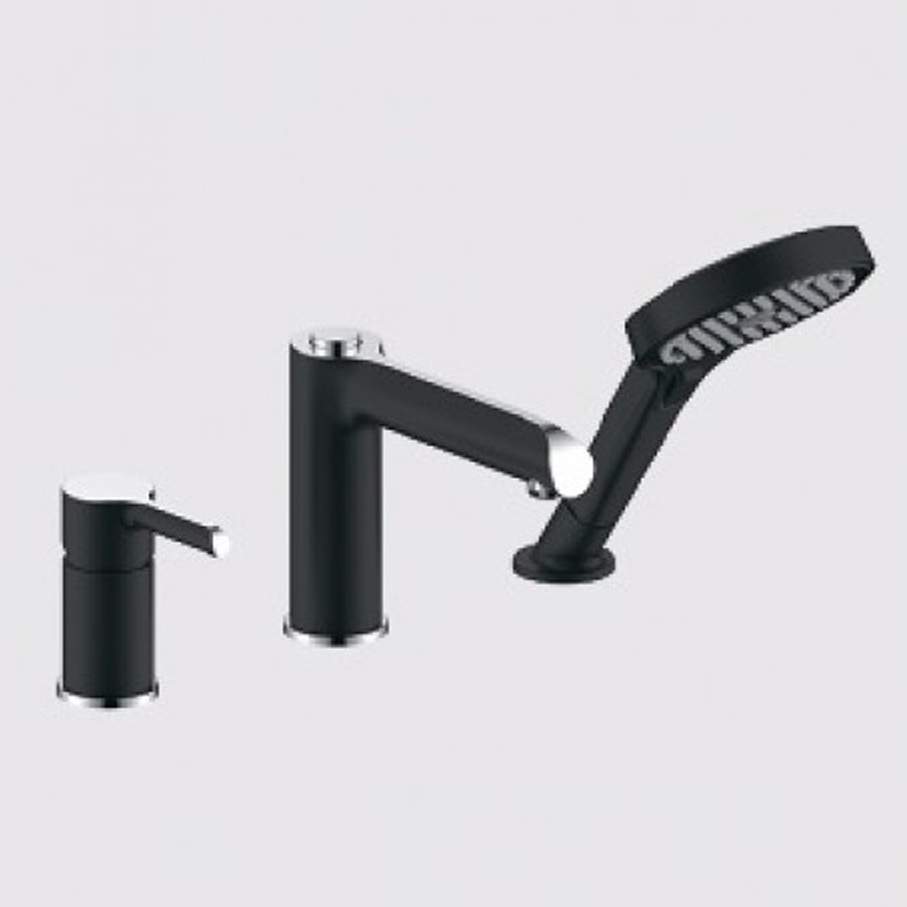 

Смеситель Gappo G1103-6 для ванны, Хром;черный