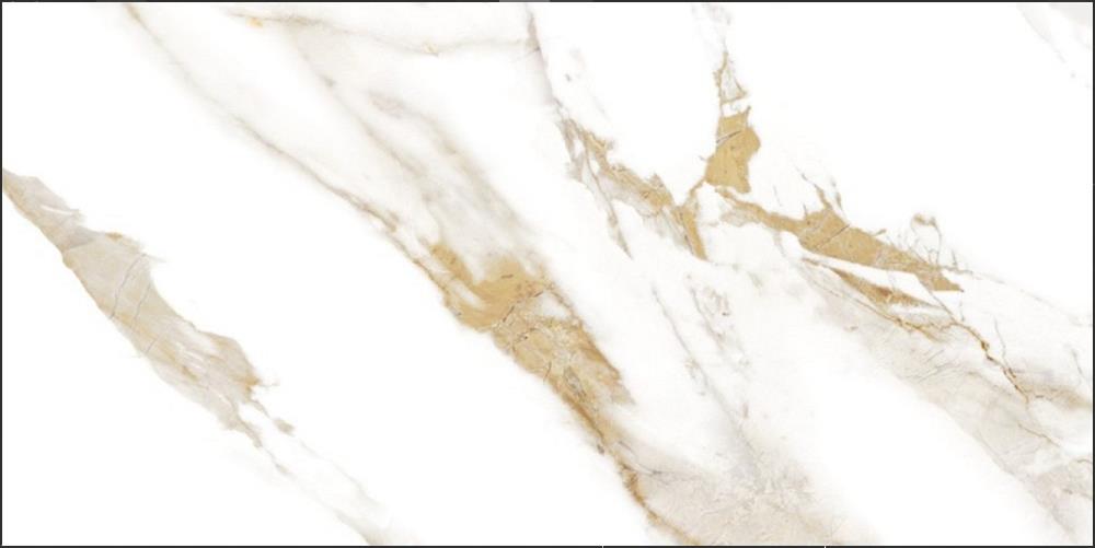Керамогранит Global Tile Calacatta Royal Белый 60x120