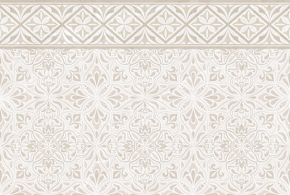 Настенная плитка Global Tile Gestia Бежевый Ornament Plus 27x40
