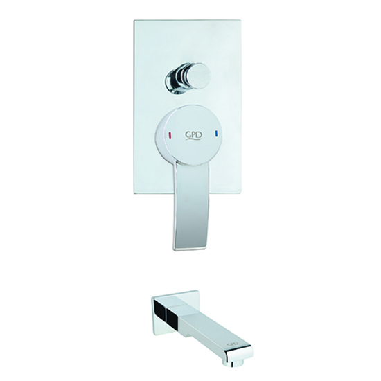Смеситель GPD Aduro MAB 95 для душа термостат для ванны grohe grohtherm smartcontrol накладная панель для 35600 29126000