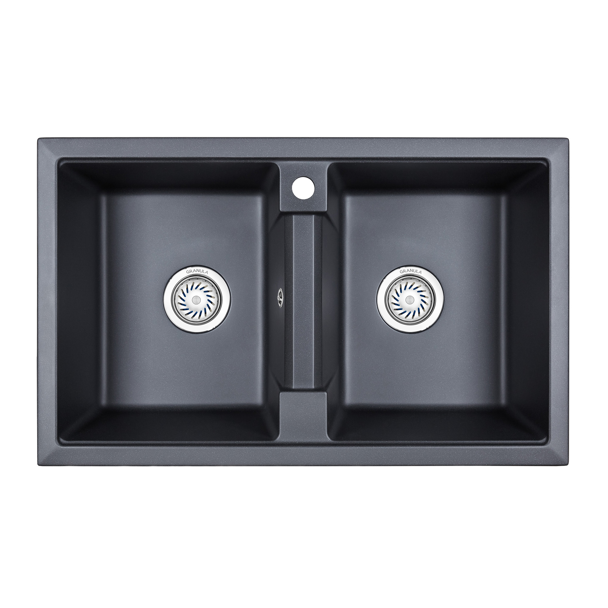 Кухонная мойка Granula 81х50 8101, ШВАРЦ смеситель для кухни granula gr 3015 шварц