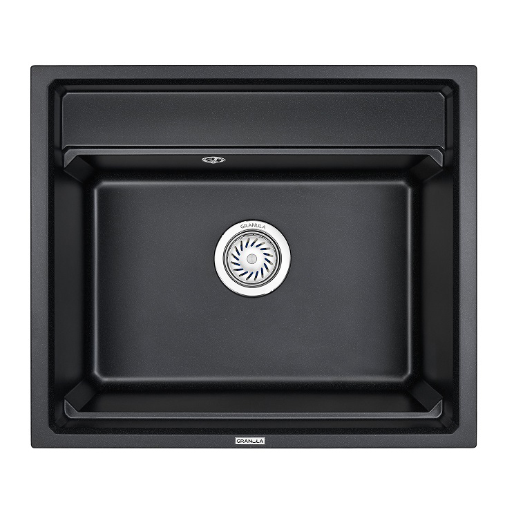 

Кухонная мойка Granula Kitchen Space 60х51 KS-6003 черный
