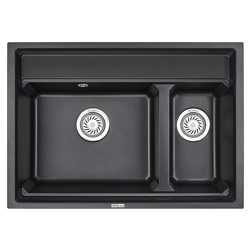 

Кухонная мойка Granula Kitchen Space 73х51 KS-7302 черный