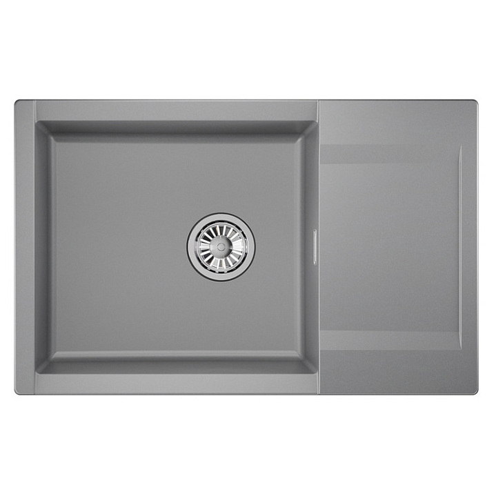 Кухонная мойка Granula Estetica 78х50 ES-7807 алюминиум, цвет серый