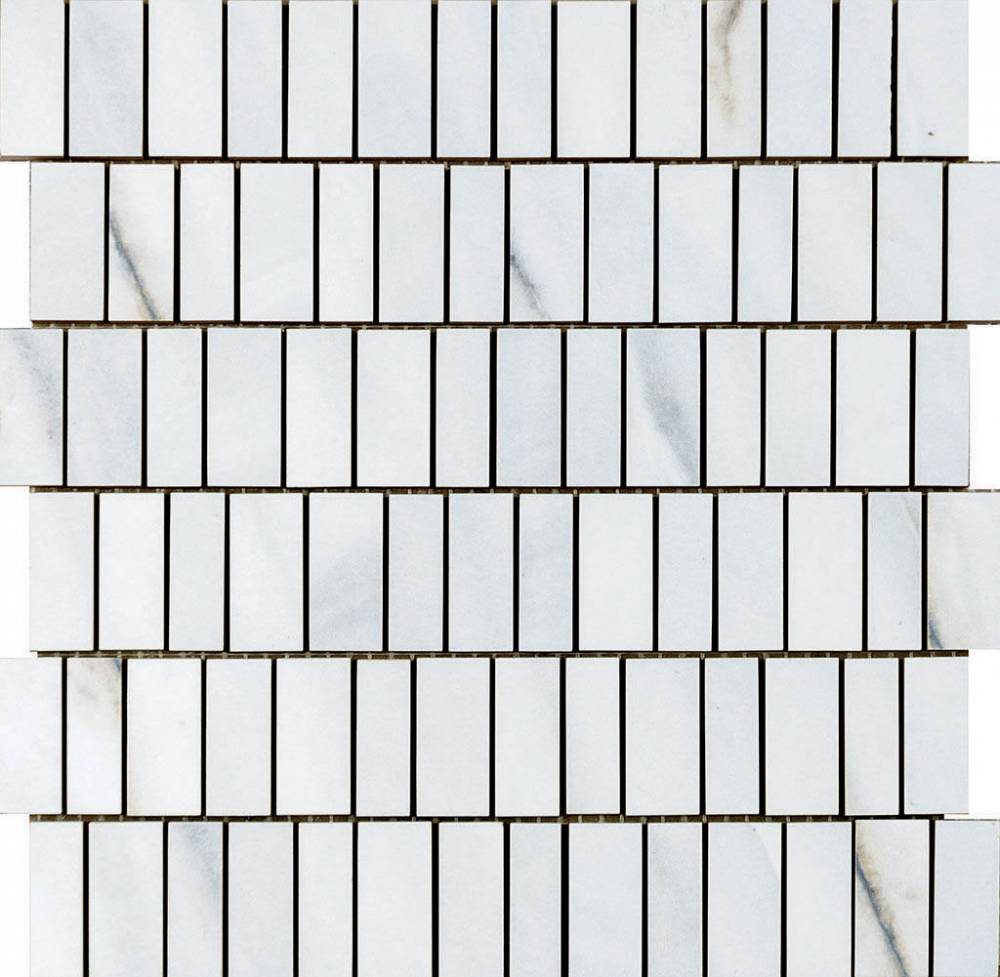 Мозаика Grespania Mos Zurich Covelano 31,5x100, цвет белый 78799754 - фото 1