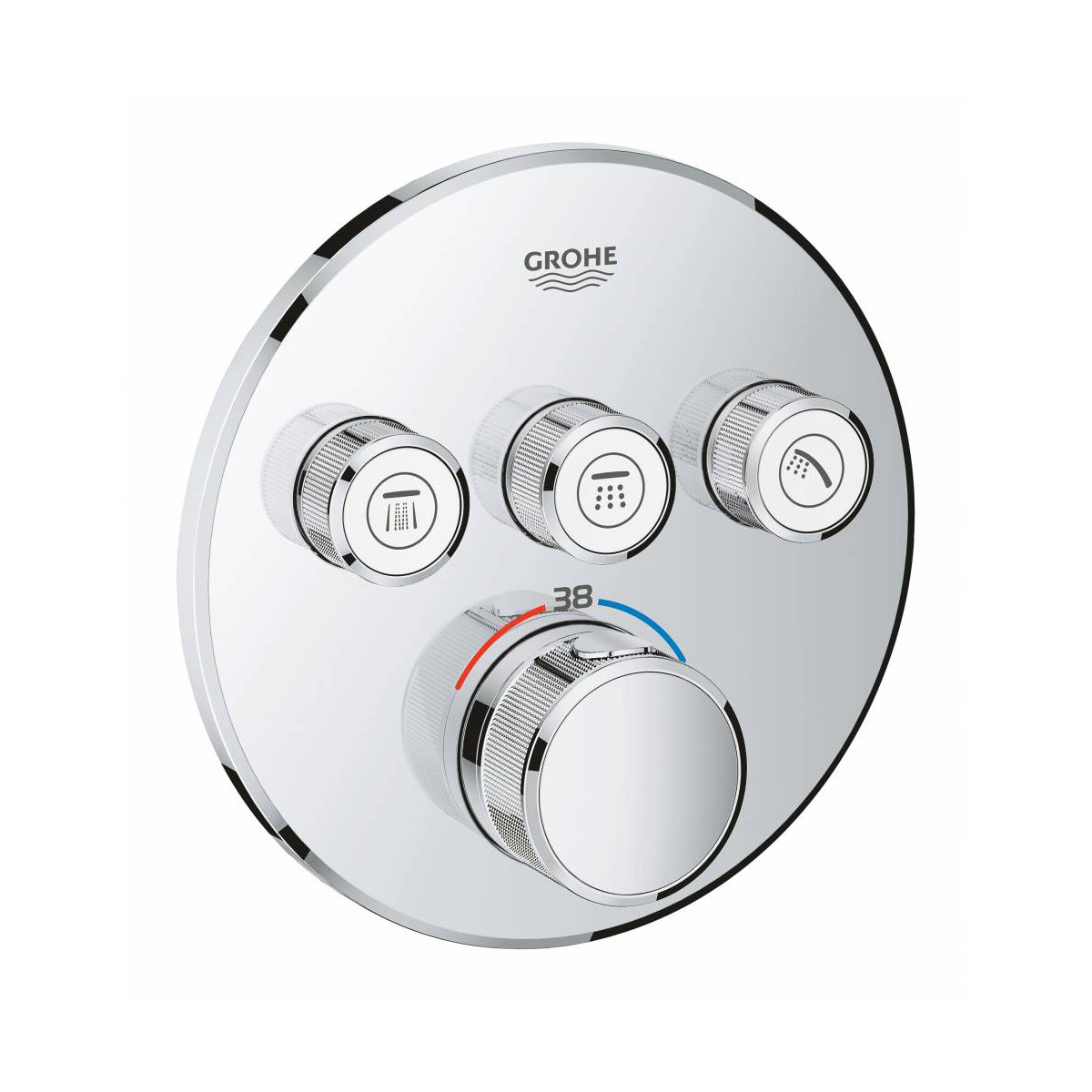 Внешняя часть смесителя для душа Grohe SmartControl Grohtherm 29121000 внешняя часть смесителя для душа grohe grohtherm smartcontrol 29119gn0