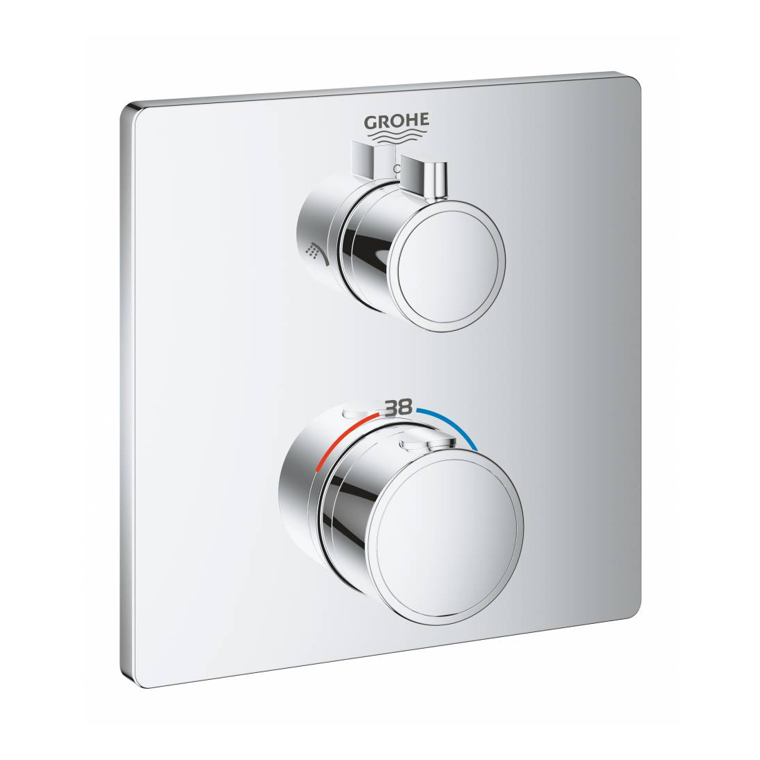 

Внешняя часть смесителя для душа Grohe Grohtherm THM 24079000, Хром