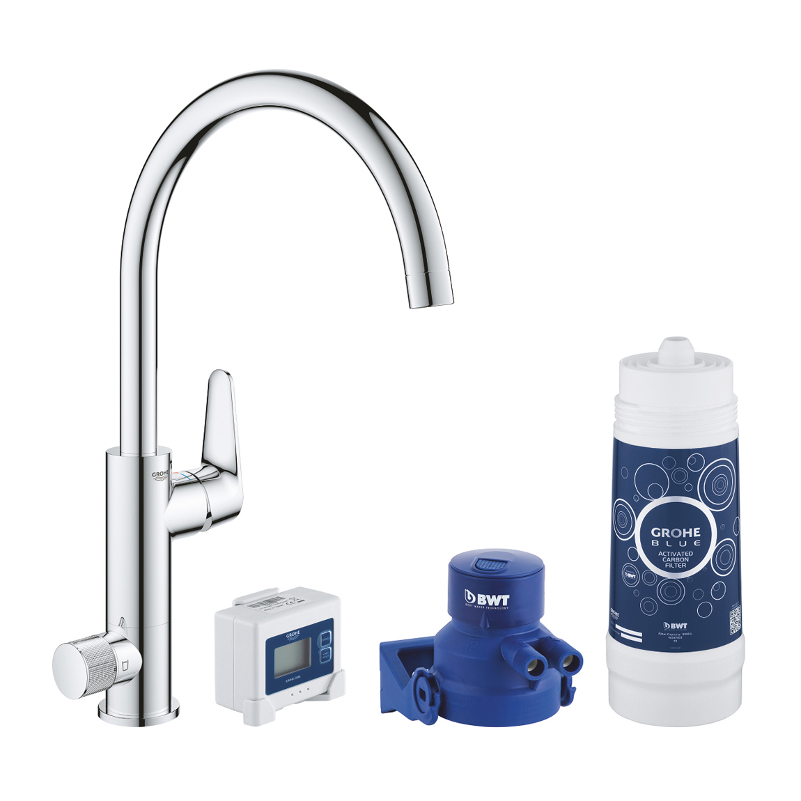 Смеситель Grohe Blue Pure 30385000 для кухни смарт часы geozon kids lite plus blue g w18blu