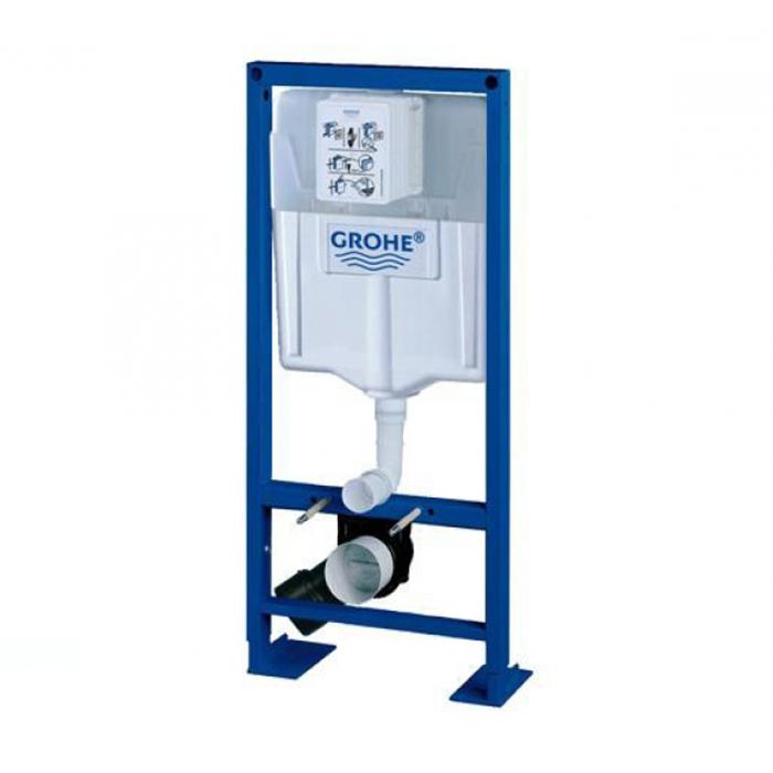 

Инсталляция для унитаза Grohe Rapid SL 38584001 с кнопкой 38858SH0 белый