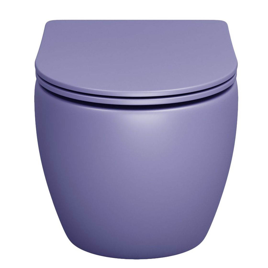 Подвесной унитаз Grossman Color GR-4411LIMS матовый, цвет фиолетовый (сиреневый) - фото 1