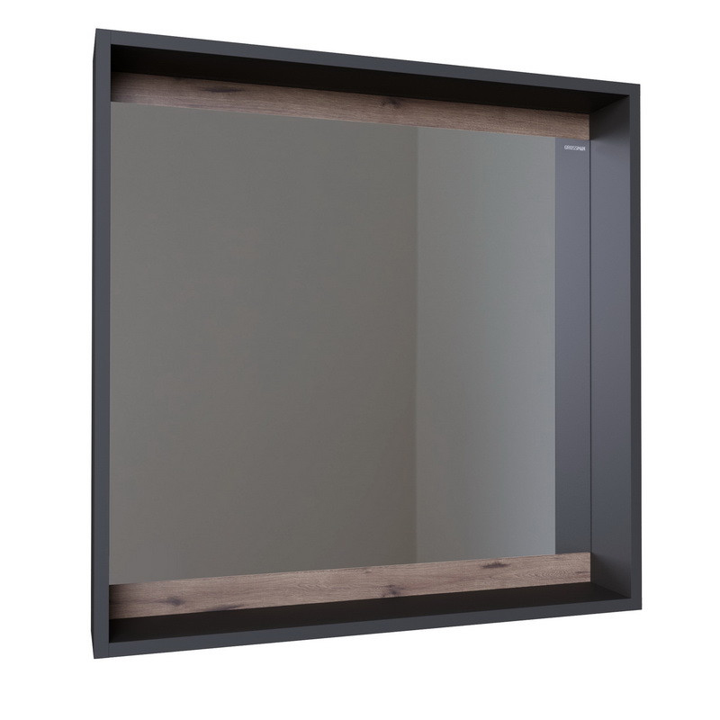 Зеркало для ванной Grossman Смарт 70 207007 графит зеркало мебелик beautystyle 8 напольное серый графит п0005426