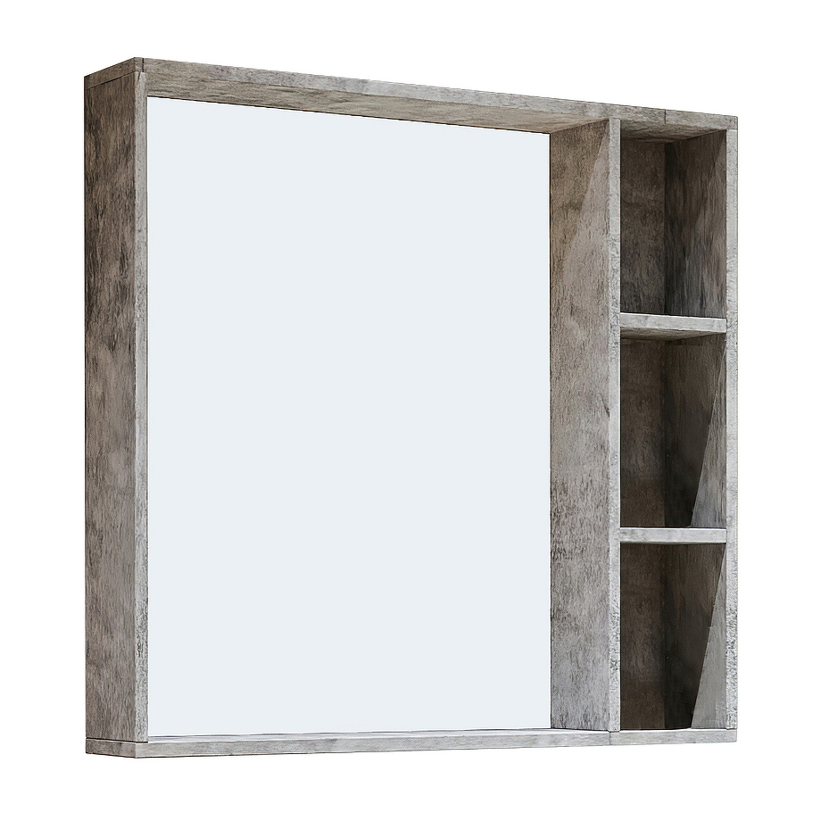 Зеркало Grossman Фалькон 80 бетон, цвет серый 208003 - фото 1