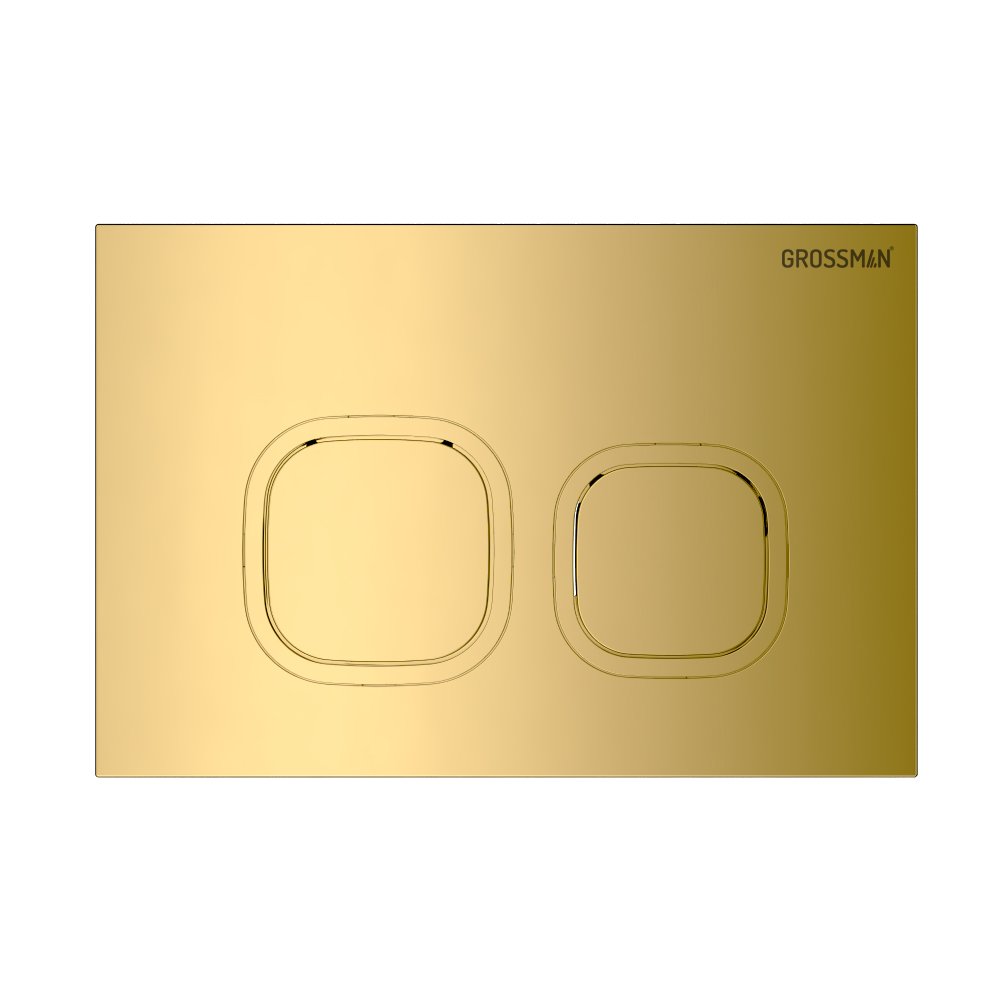 Кнопка для инсталляции Grossman Cosmo 700.K31.02.300.300, цвет золото - фото 1